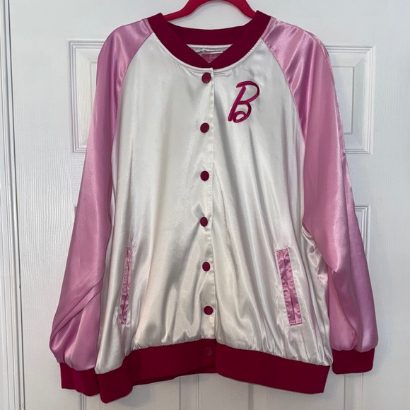The Original Barbie Bomber Satin Jacket - Picture 2 of 4